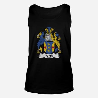 Forth Family Crest / Coat Of Arms British Family Crests Unisex Tank Top - Seseable
