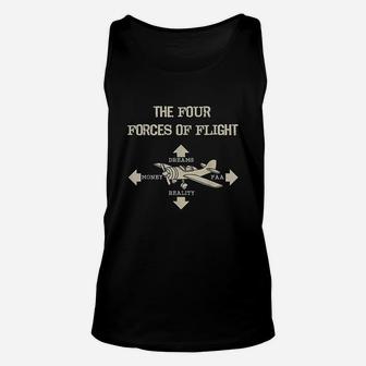 Four Forces Of Flight Dreams Money Reality Unisex Tank Top - Seseable