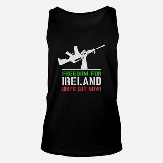 Freedom For Ireland Brits Out Now T-shirt Black Youth B01cbug9we 1 Unisex Tank Top - Seseable