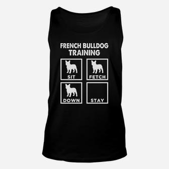 French Bulldog Training Unisex Tank Top - Seseable