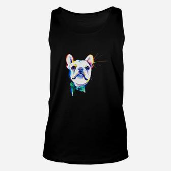 Frenchie Gift Frenchie Artistic Funny Dog Breed Unisex Tank Top - Seseable