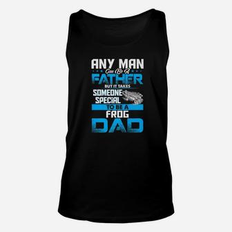 Frog Dad Animal Lovers Fathers Day Gif Unisex Tank Top - Seseable