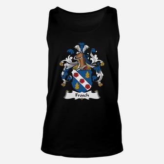 Frosch Family Crest German Family Crests Unisex Tank Top - Seseable