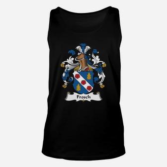 Frosch Family Crest German Family Crests Unisex Tank Top | Seseable UK