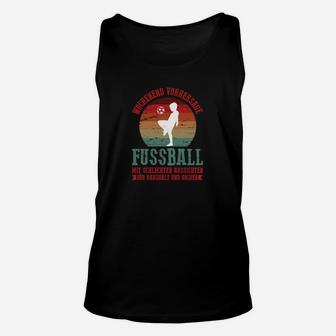 Fußball-Themen-Unisex TankTop mit Spruch, Retro-Fußballer Design - Seseable