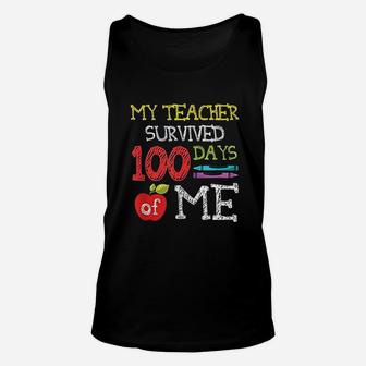Funny 100 Days Of School For Kids 100th Day Of School Unisex Tank Top | Seseable CA