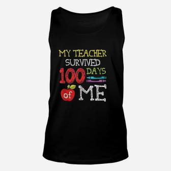 Funny 100 Days Of School For Kids 100th Day Of School Unisex Tank Top | Seseable CA