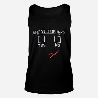 Funny Beer Drinking, Bar Party Humor Gag Gift Unisex Tank Top - Seseable