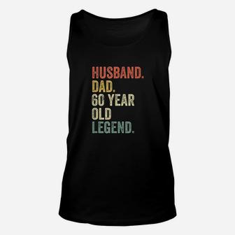 Funny Birthday For Men Gifts Vintage Dad 1960 Unisex Tank Top - Seseable