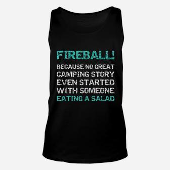 Funny Camping Love Fireball Gift With Sayings Unisex Tank Top - Seseable