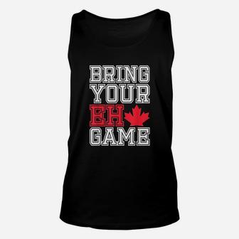 Funny Canadian Gift Idea Country Flag Canada Unisex Tank Top - Seseable