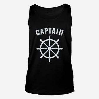 Funny Captain And First Mate Nautical Sailing Gift Unisex Tank Top - Seseable