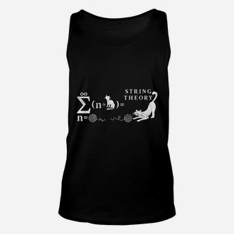 Funny Cat Math Science Nerdy Unisex Tank Top - Seseable