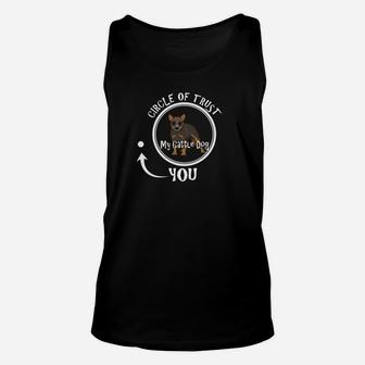 Funny Cattle Dog Circle Of Trust Unisex Tank Top - Seseable