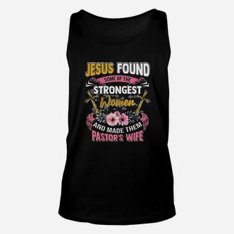 Funny Christian Appreciation Pastors Wife Gift Unisex Tank Top - Seseable