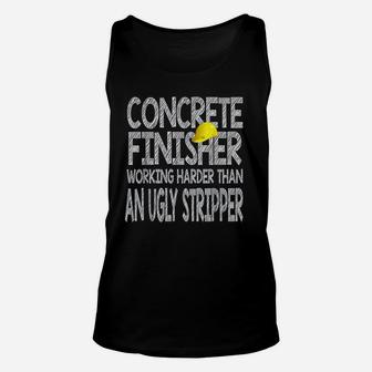 Funny Concrete Worker Construction Worker Gag Unisex Tank Top - Seseable