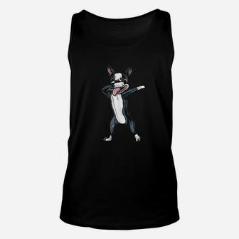 Funny Dog Dabbing Boston Terrier Dab Dance Gift Boys Girls Unisex Tank Top | Seseable FR