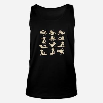 Funny Dogs Doing Yoga Dogs Unisex Tank Top - Seseable