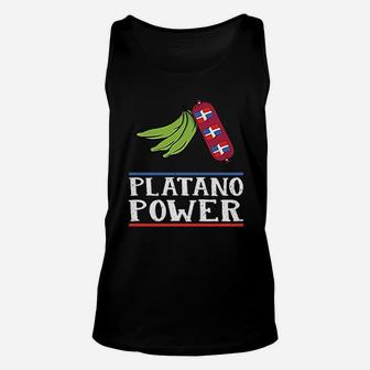 Funny Dominican Pride Gift Platano Power Dominican Republic Unisex Tank Top - Seseable