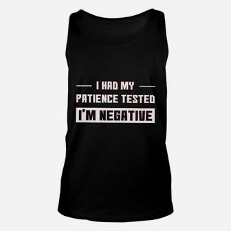 Funny Duct Tape Cant Fix Stupid I Had My Patience Checked Unisex Tank Top - Seseable