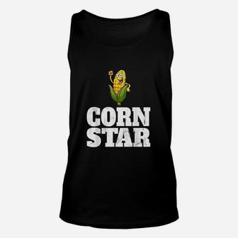 Funny Farm Food Cob Farmer Corn Star Gift Unisex Tank Top - Seseable
