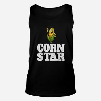 Funny Farm Food Corny Cob Farmer Corn Star Gift Unisex Tank Top - Seseable