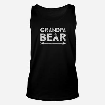 Funny Fathers Day Gift Grandpa Bear Unisex Tank Top - Seseable