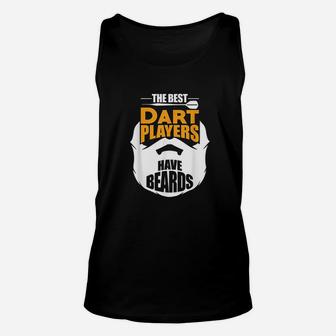 Funny Gift For Real Bearded Darts Players Unisex Tank Top - Seseable