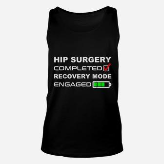 Funny Hip Replacement Surgery Recovery Get Well Soon Unisex Tank Top - Seseable