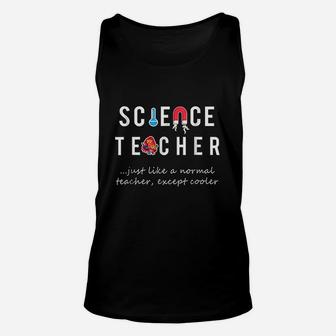 Funny I Heart Love Science Biology Teacher Gift Unisex Tank Top - Seseable