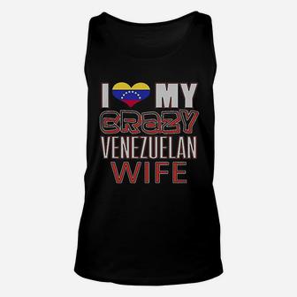 Funny I Love My Crazy Venezuelan Wife Heritage Unisex Tank Top - Seseable