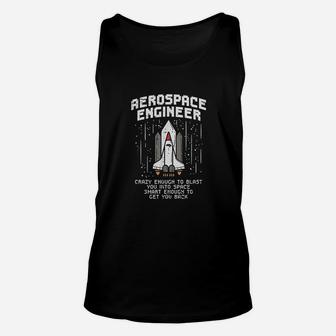 Funny Kids Space Man Aerospace Engineer Space Flight Unisex Tank Top - Seseable