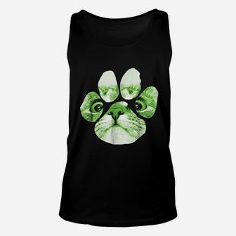 Funny Kitty Cat Paw Print Unisex Tank Top - Seseable