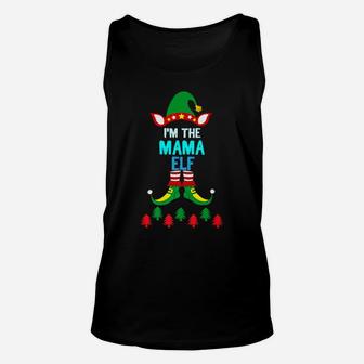 Funny Mama Elf Matching Family Christmas For Women Unisex Tank Top - Seseable