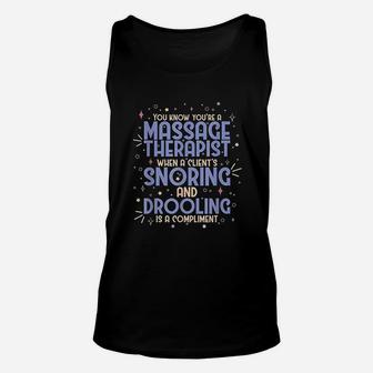 Funny Massage Therapist Spa Therapy Masseuse Gift Unisex Tank Top - Seseable