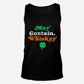 Funny May Contain Whiskey Gifts For Whiskey Lovers Unisex Tank Top - Seseable