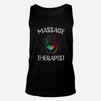 Funny Muscle Whisperer Massage Physical Therapist Unisex Tank Top - Seseable