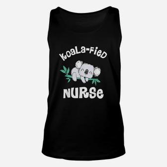 Funny Nurse Qualified Nurse Rn Lpn Gift Koalafied Unisex Tank Top - Seseable
