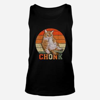Funny Overweight Chubby Chonk Cat Meme Memes Unisex Tank Top - Seseable