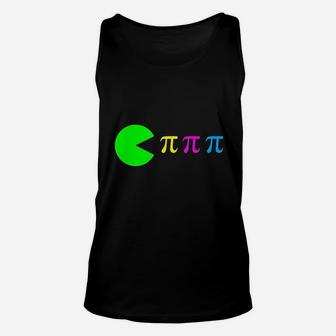 Funny Pi Day Math Science Ate Pi Symbol Color Unisex Tank Top - Seseable
