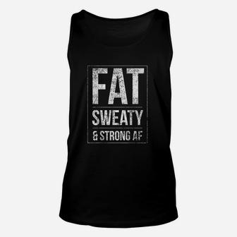 Funny Powerlifter Fat Strongman Powerlifting Unisex Tank Top - Seseable