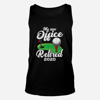 Funny Retired 2020 Golf Retirement Plan Gag Gift Golfers Unisex Tank Top - Seseable