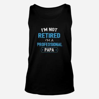Funny Retirement Gifts Shirt For Papa From Grandchildren Unisex Tank Top - Seseable