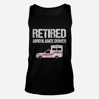 Funny Retro Retired Ambulance Driver Vintage Gift Unisex Tank Top - Seseable