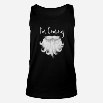 Funny Santa Beard Christmas Men Women Dad Mom Gift Unisex Tank Top - Seseable