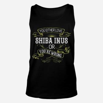 Funny Shiba Inu Meme Dog Breed Mama Dad Owner Unisex Tank Top - Seseable