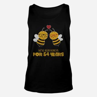 Funny T Shirts For 54 Years Wedding Anniversary Couple Gifts For Wedding Anniversary Unisex Tank Top - Seseable