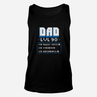 Funny Video Game Dad Shirt Daddy Gift Father Gamer Unisex Tank Top - Seseable