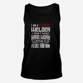 Funny Welding Gift For Men Welder Dad Fathers Day Unisex Tank Top - Seseable