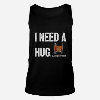 Funny Whiskey Need A Huge Bourbon Introvert Unisex Tank Top - Seseable